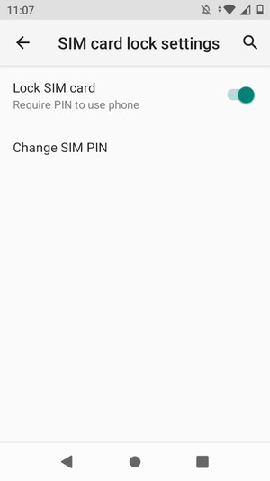 Select Change SIM PIN