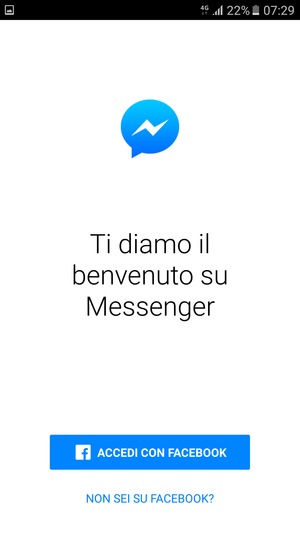 L'app è pronta per l'uso