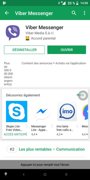 Sélectionnez OUVRIR