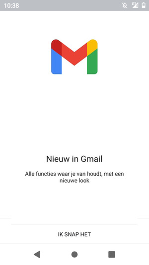 Selecteer IK SNAP HET