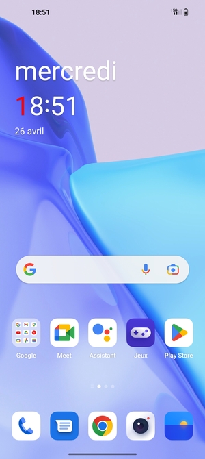Sélectionnez Google