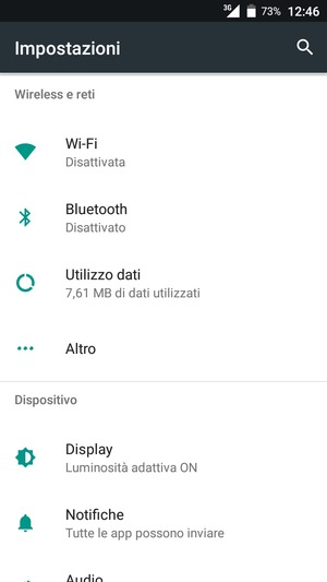 Seleziona Altro