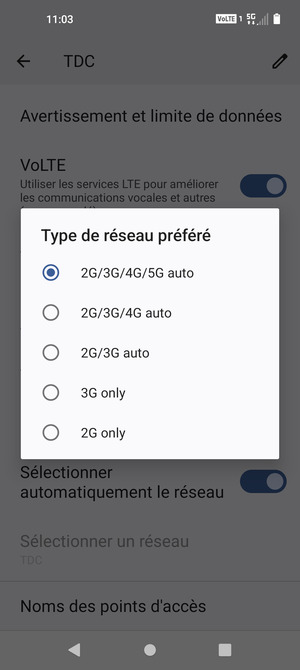 Sélectionnez votre option préférée