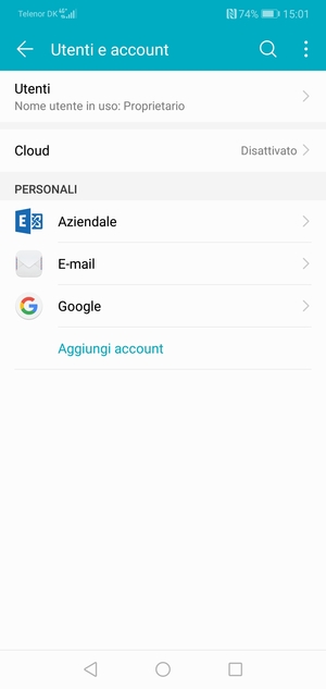Seleziona Google
