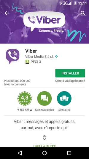 Sélectionnez INSTALLER