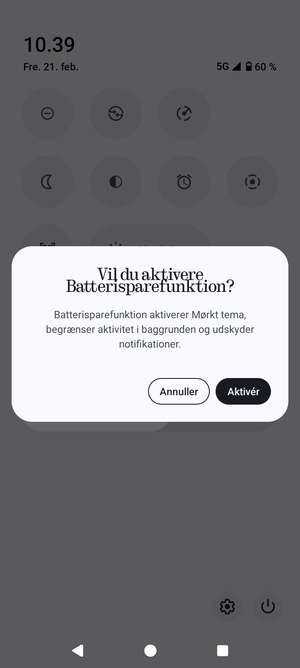 Vælg Aktivér