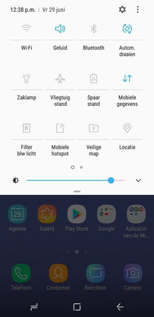Pas helderheid aan op het vereiste niveau