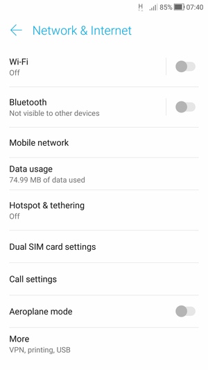 Select Mobile network