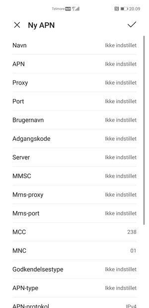 Indtast MMS-oplysninger