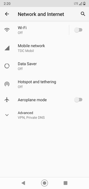 Select Mobile network