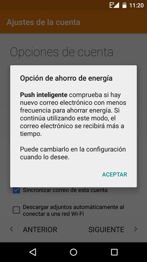 Seleccione ACEPTAR
