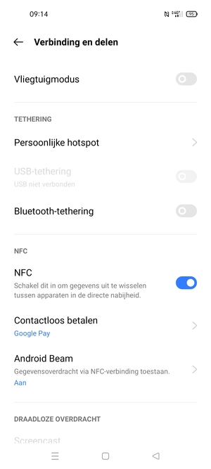 Selecteer Persoonlijke hotspot