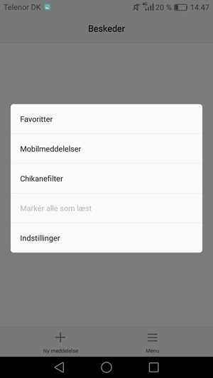 Vælg Indstillinger