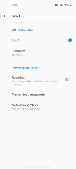 Selecteer Namen toegangspunten