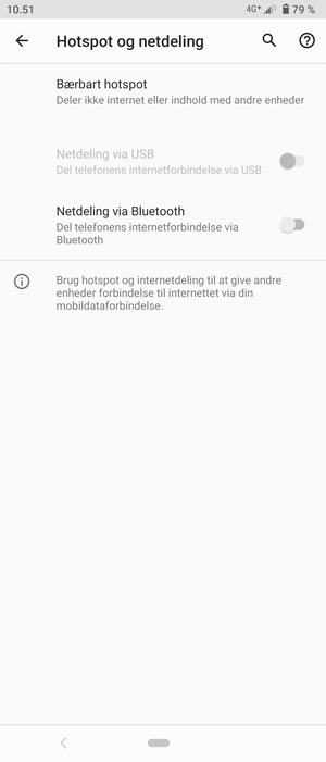 Vælg Bærbart hotspot