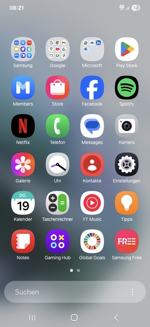 Wählen Sie Einstellungen