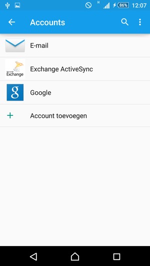 Selecteer Google