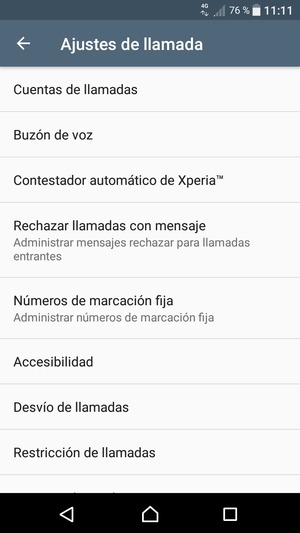 Seleccione Buzón de voz