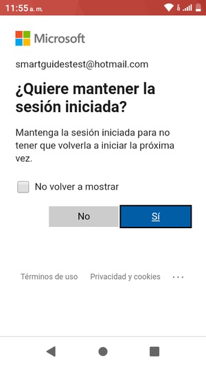 Seleccione la opción deseada