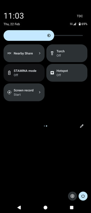 Select STAMINA mode
