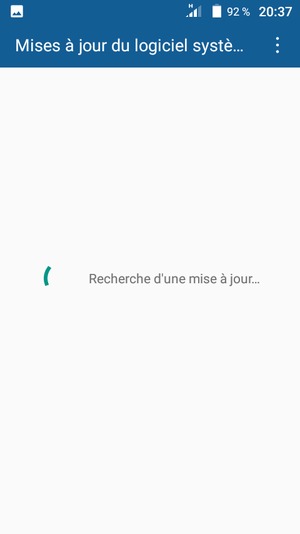 Veuillez attendre la fin de la recherche