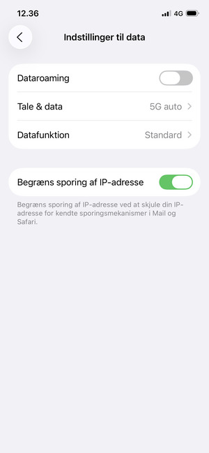 Vælg Tale & data