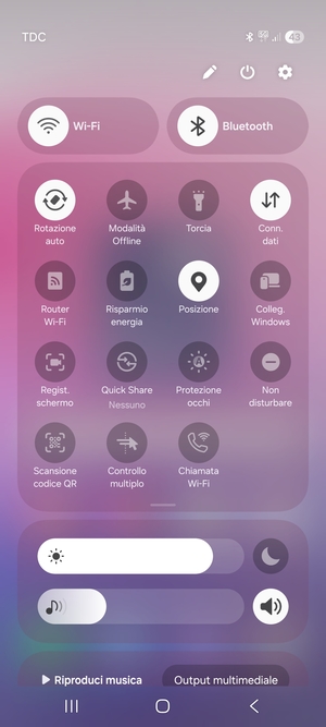 Disattiva Wi-Fi e Bluetooth
