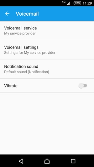 Select Voicemail settings