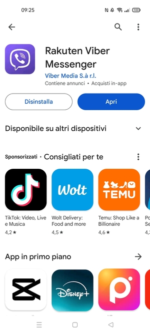 Seleziona Apri