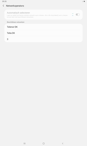 Wacht tot de zoekopdracht beëindigd is