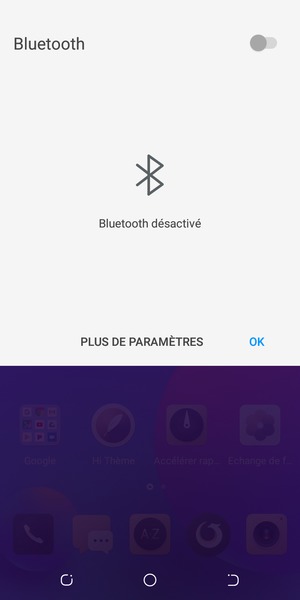 Sélectionnez OK