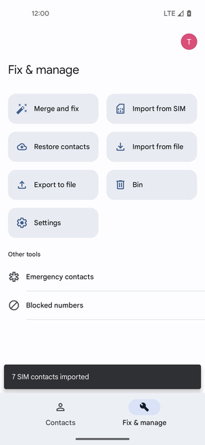 Your contacts will be saved to your Google account and saved to your phone the next time Google is synced.