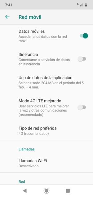 Seleccione Tipo de red preferida