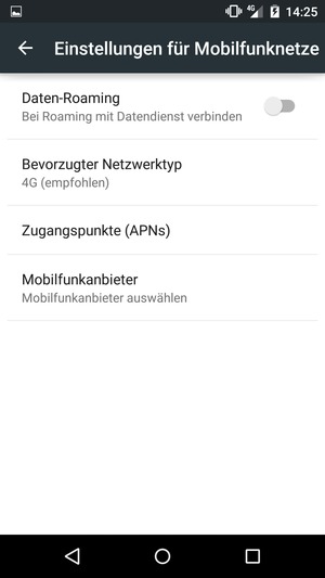 Wählen Sie Zugangspunkte (APNs)