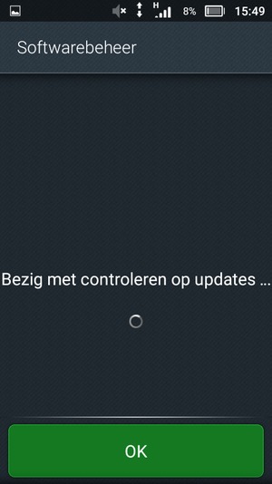 Wacht tot de zoekopdracht beëindigd is