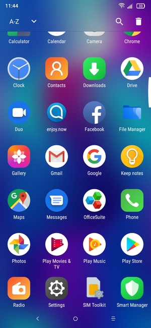 Scroll to and select Settings