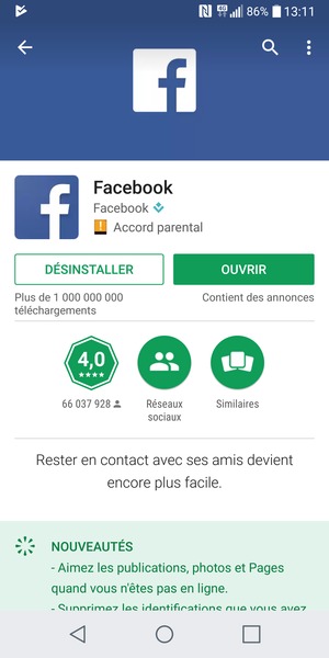 Sélectionnez OUVRIR
