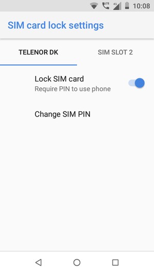 Select Public and Change SIM PIN