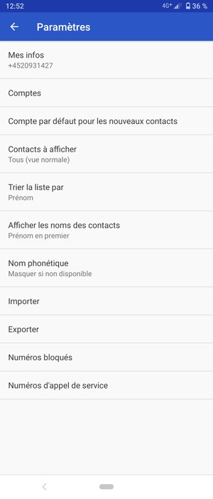 Sélectionnez Importer
