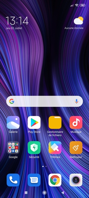 Sélectionnez Play Store