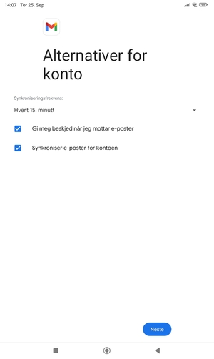 Velg Neste
