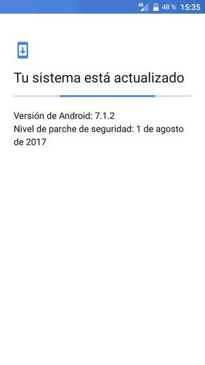 Espere a que la búsqueda termine