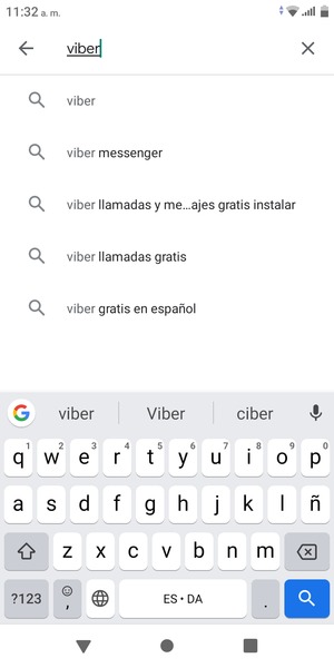 Introduzca el nombre de la aplicación y seleccione Buscar