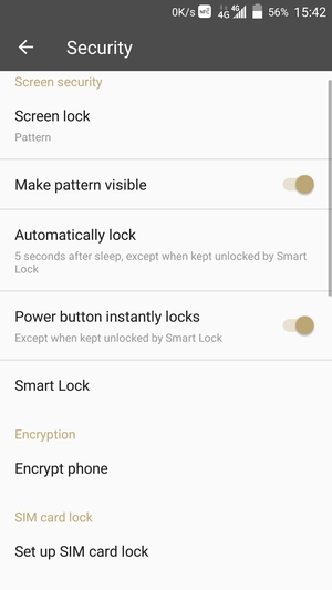 Select Set up SIM card lock