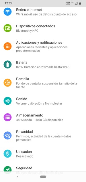 Seleccione Redes e Internet