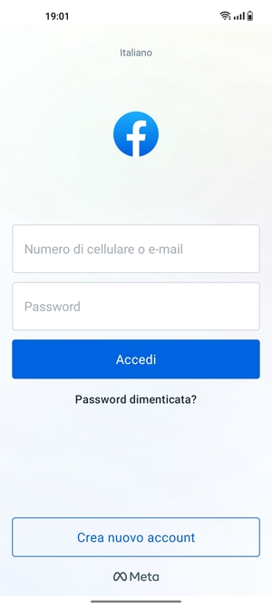 L'app è pronta per l'uso