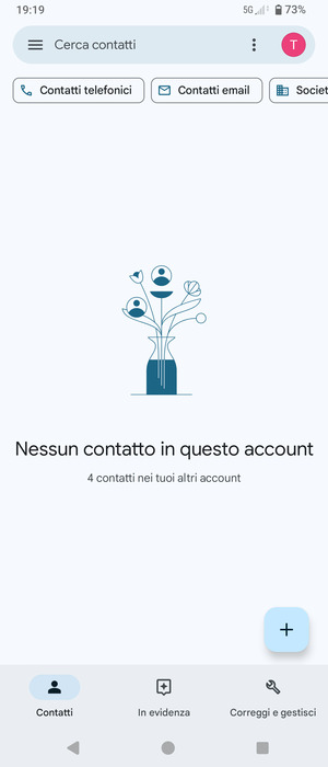 Seleziona Correggi e gestisci