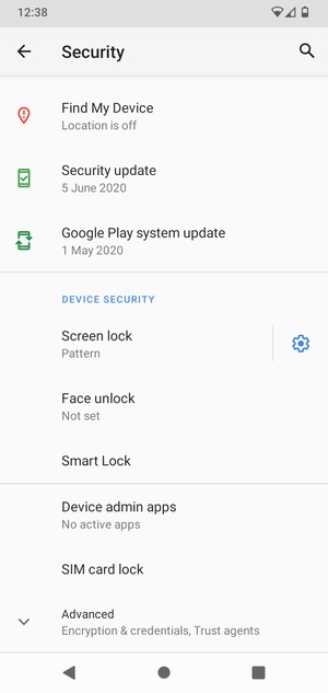 Your phone is now secure with a screen lock