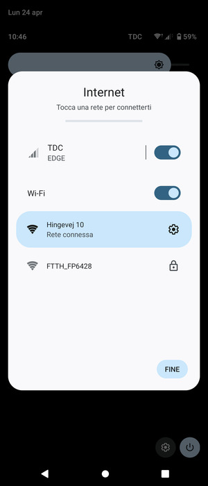 Disattiva Wi-Fi
