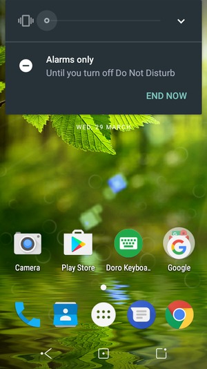 Press once more for silent mode